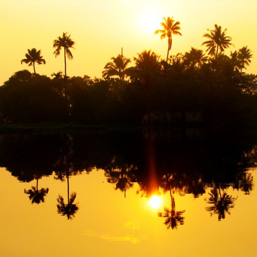 Sunset Reflection by akshaydavis Ipad wallpaper