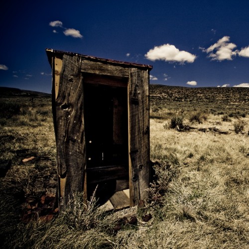 The Outhouses of Bodie: II by code poet Ipad wallpaper
