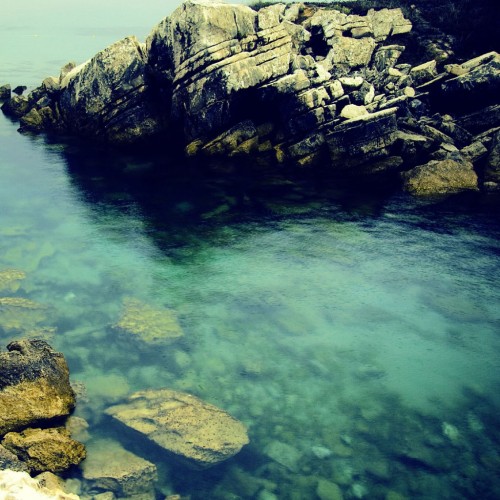Crystal Clear Water, Portugal by jenschapter3 Ipad wallpaper