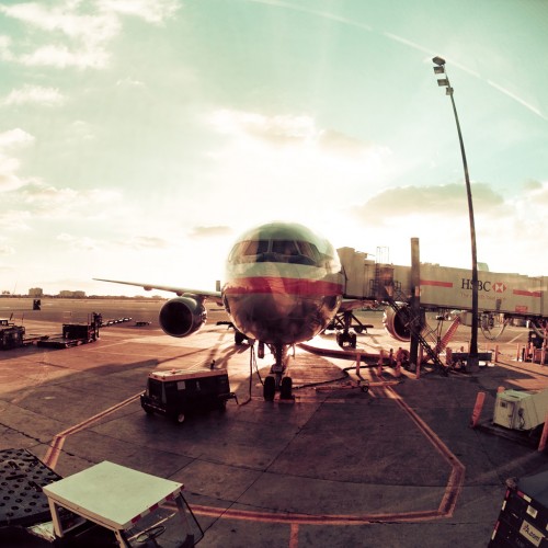 Waiting to Board by Jorge Quinteros Ipad wallpaper