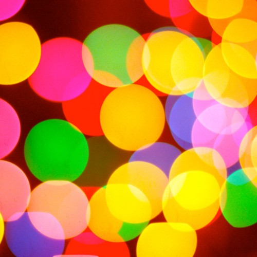 Christmas light bokeh by kevin dooley Ipad wallpaper