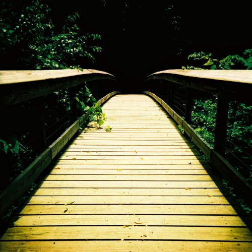 Wooden Footbridge by kevin dooley Ipad wallpaper