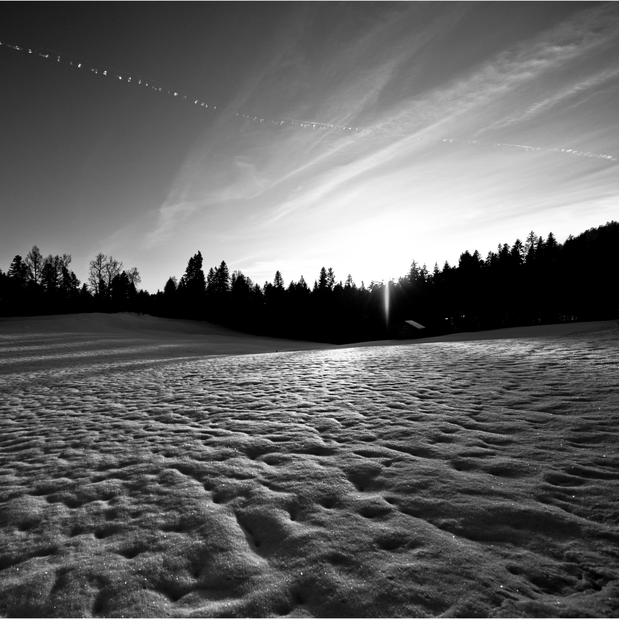 matthias rhomberg - black&white winter landscape ipad wallpaper