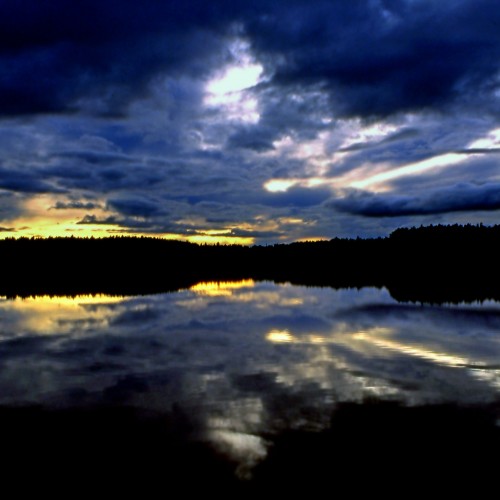 Sunset Lake by Steve took it Ipad wallpaper