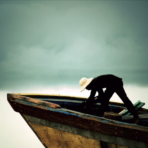 dark cloud ahead by Yves Ipad wallpaper